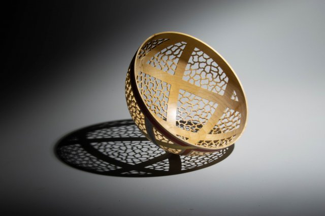 Helen Bailey Woodturning: Ribbon - Colour